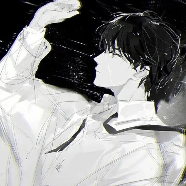 酷酷的二次元动漫男生头像，经此一别，各自珍重！