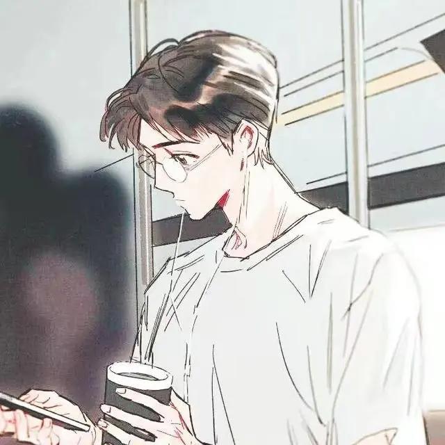 超帅气二次元动漫男生头像，我喜欢你，一无所有却又倾尽所有！