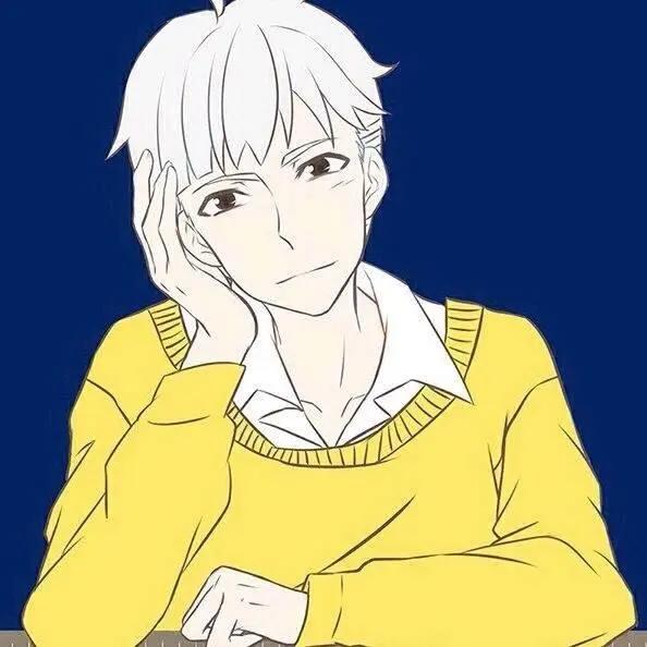 超帅气二次元动漫男生头像，我喜欢你，一无所有却又倾尽所有！