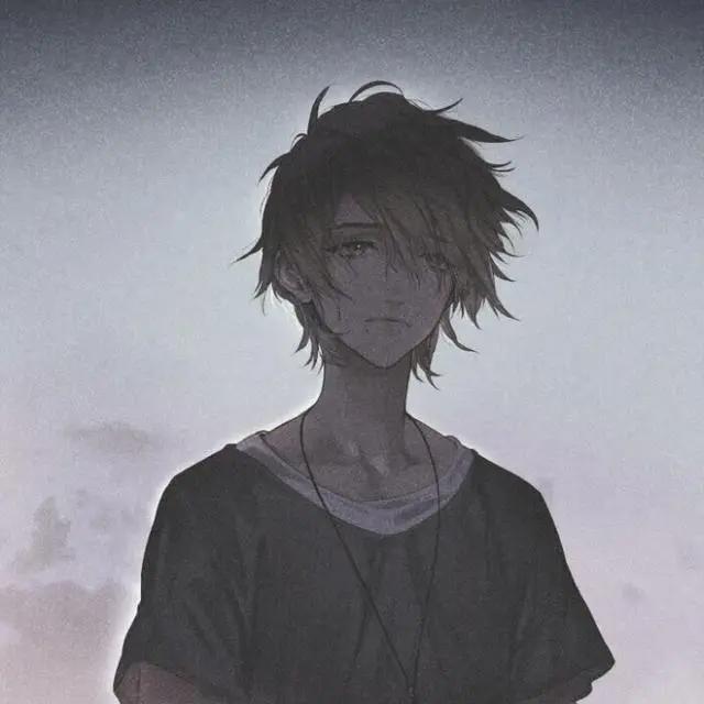 动漫男生头像丨云朵被神明囚禁在了天空里