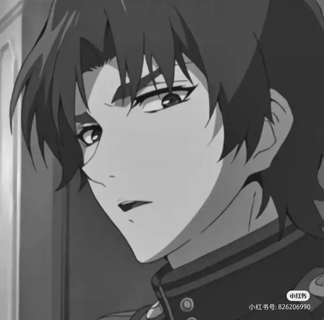 黑白动漫男头像，冷酷霸气，野王专用