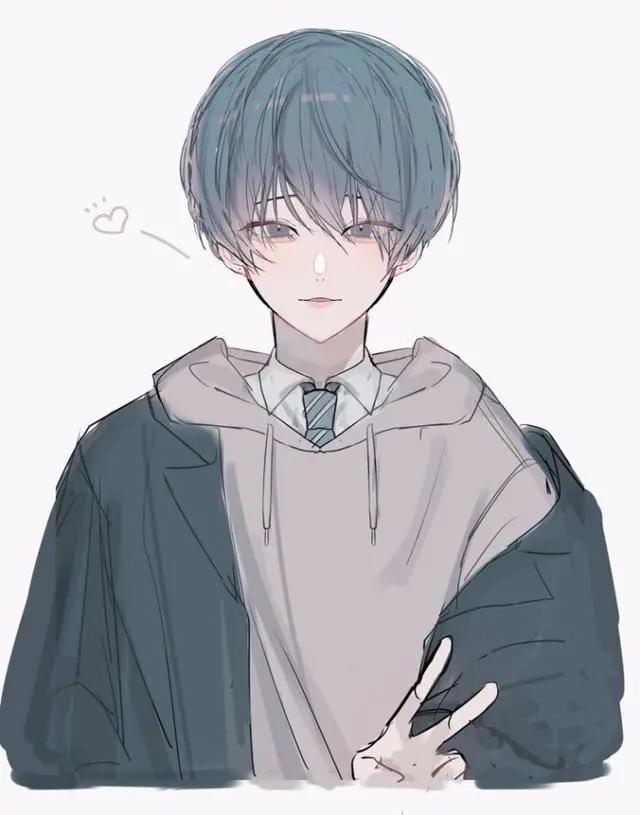 可爱小奶狗动漫男头像，人家这么可爱，当然是男孩子