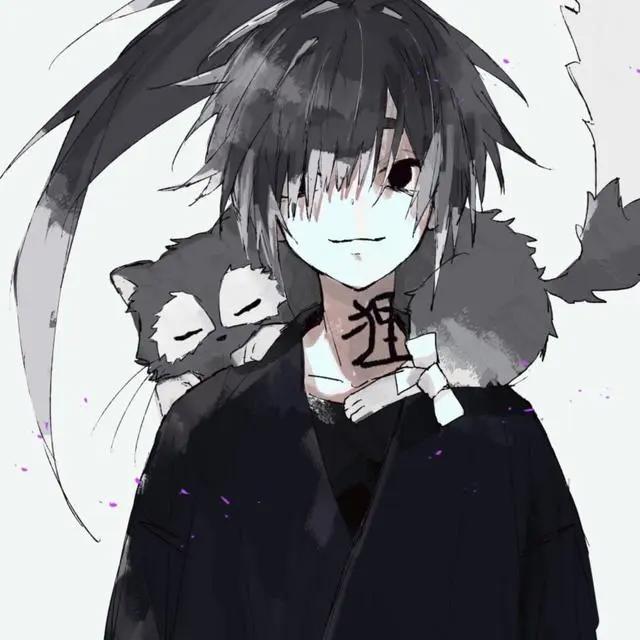 可爱小奶狗动漫男头像，人家这么可爱，当然是男孩子