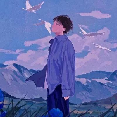 优质男生动漫头像一定要跟那个照顾你情绪的人在一起
