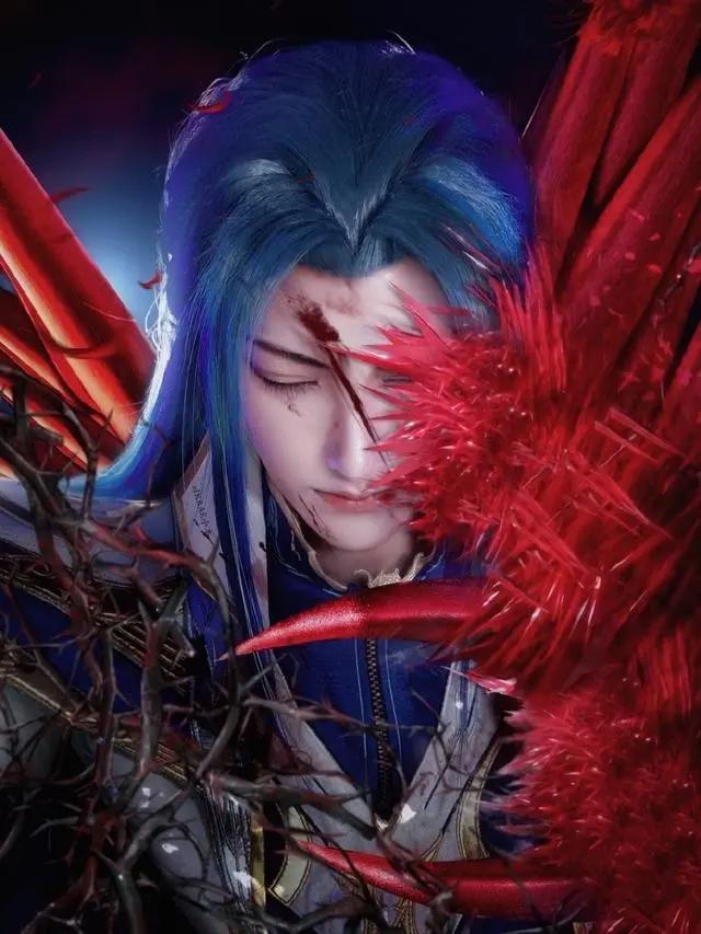 史莱克七怪男神cos，戴沐白侧颜绝了，奥斯卡让人眼前一亮