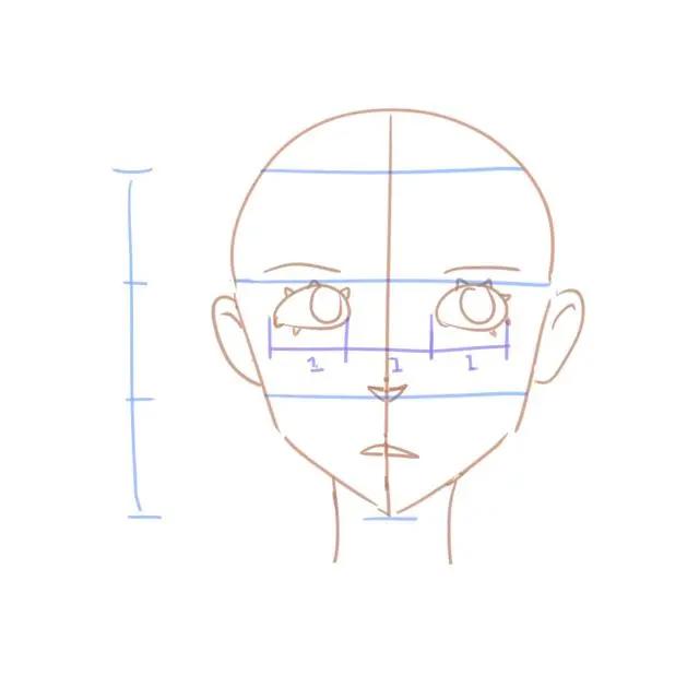 如何画女生动漫人物头像？怎么画动漫女生头部？