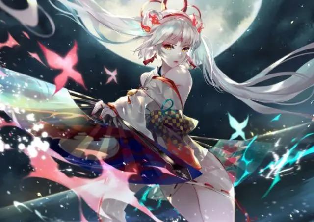 动漫女生头像：星河滚烫，你是人间理想，夜风寒凉，你是人间火光