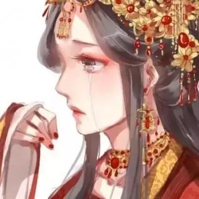 古风动漫女生头像&你携缓缓月色而来,而雪也好似温柔弥漫