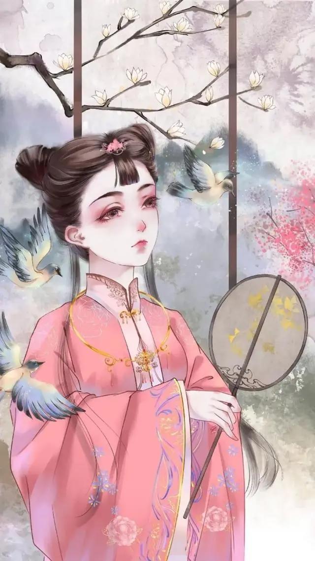 古风动漫女生头像&你携缓缓月色而来,而雪也好似温柔弥漫