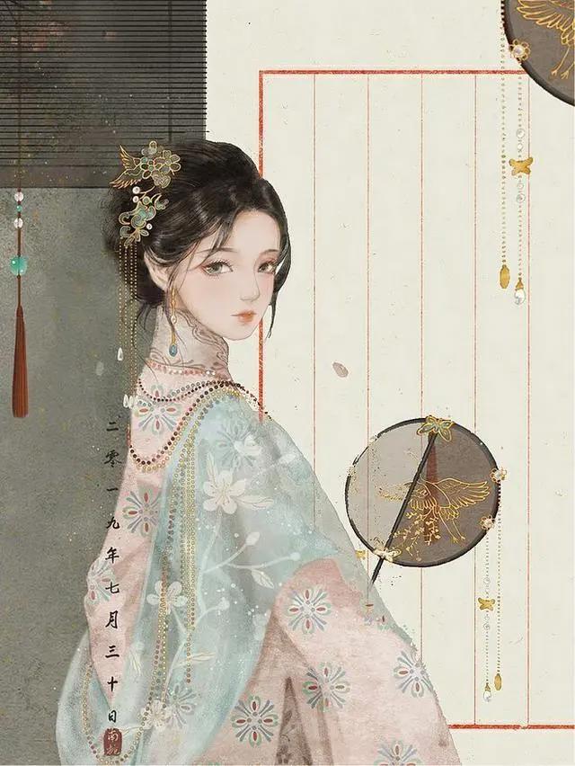 古风动漫女生头像&你携缓缓月色而来,而雪也好似温柔弥漫