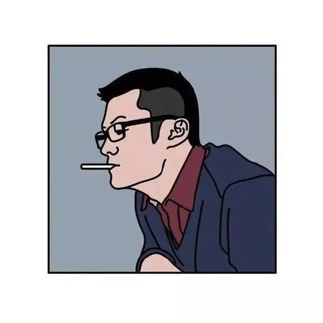 超治愈的蓝色背景情侣头像