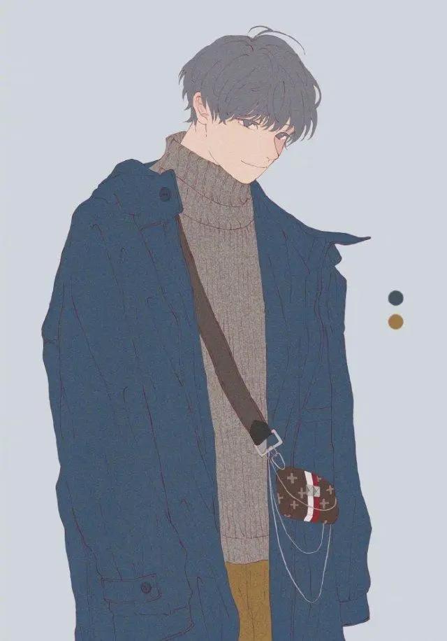 动漫男生头像：我爱你，希望你有机会把这句话还给我