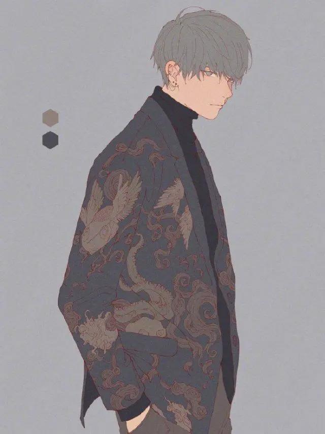 动漫男生头像：我爱你，希望你有机会把这句话还给我