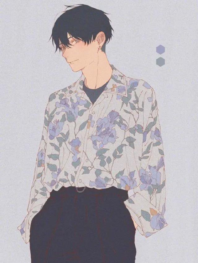 动漫男生头像：我爱你，希望你有机会把这句话还给我