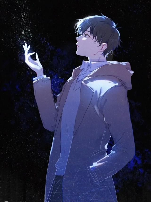 动漫男生头像：你的帽子一定适合我戴，因为我们投缘
