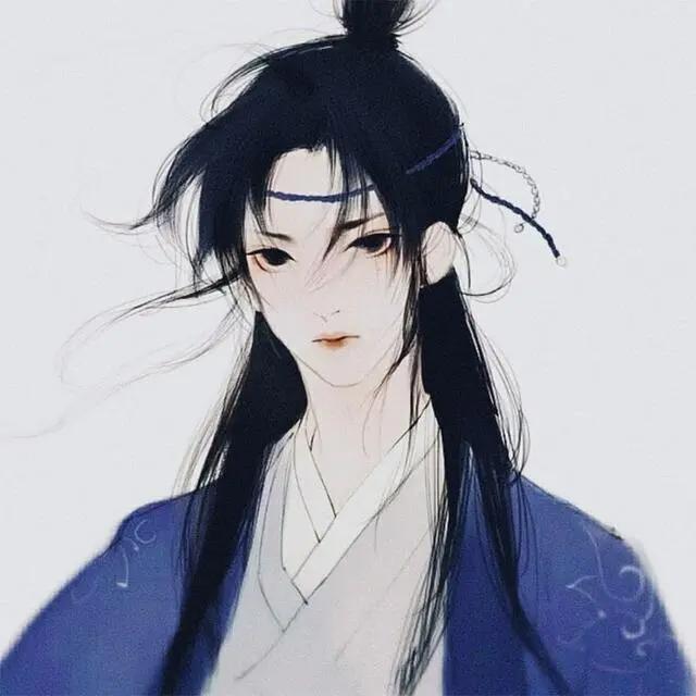 动漫男生头像：久别的人披着星河归来与我诉尽平生欢