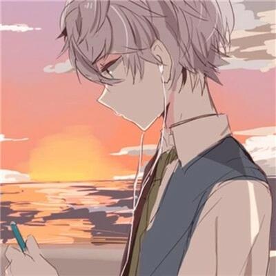 动漫男生头像：在新鲜感散去后，剩下的才是真的喜欢