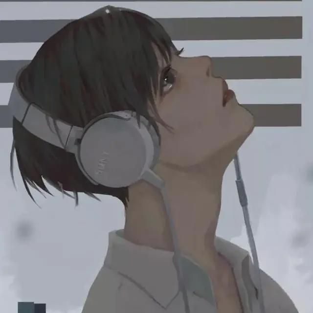 动漫男生头像:我还爱着,只是少了非在一起的执着