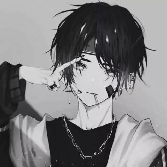 动漫男生头像:我还爱着,只是少了非在一起的执着