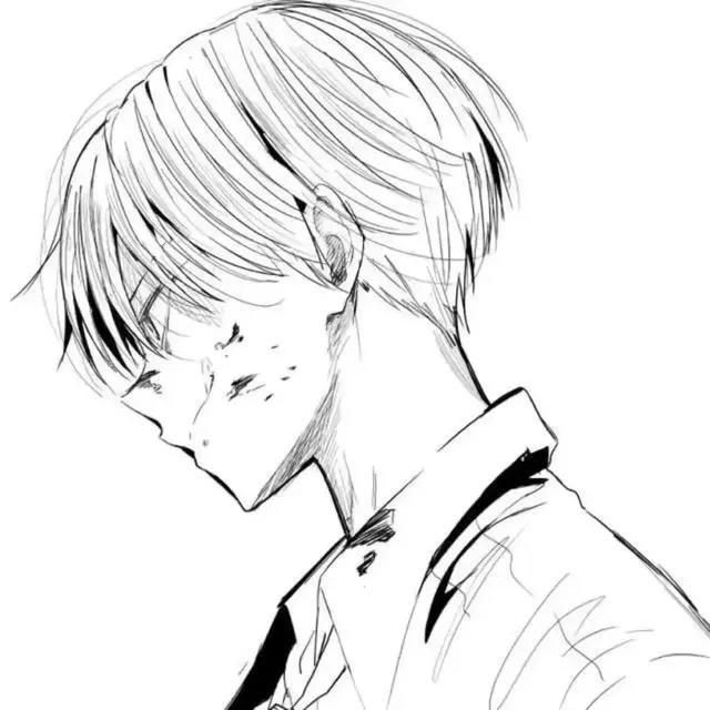 动漫男生头像:我还爱着,只是少了非在一起的执着