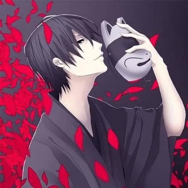 面具动漫男生头像