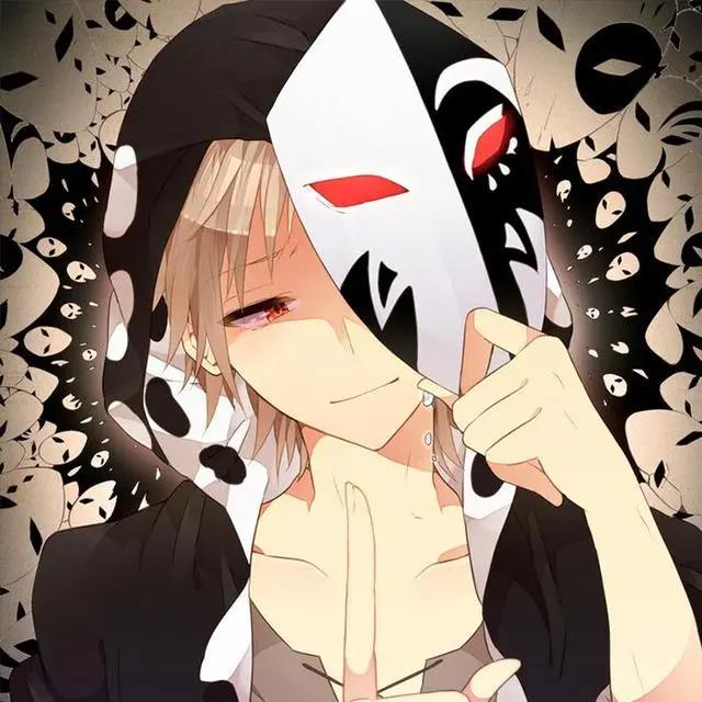 面具动漫男生头像