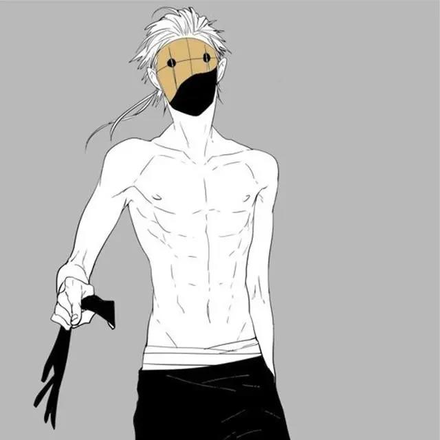 面具动漫男生头像