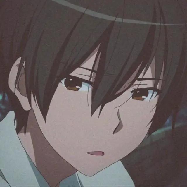 动漫男生头像｜月亮不会奔你而来但我会