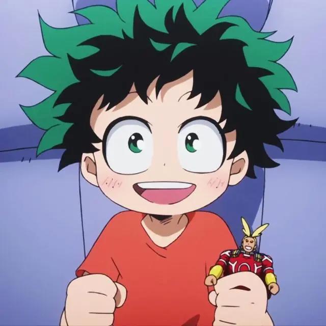 自截动漫男生头像,想要成为英雄的绿谷出久