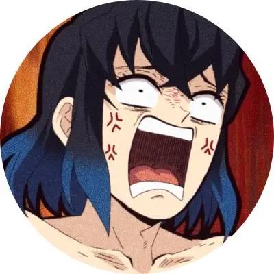 「第19期」动漫男头：鬼灭之刃嘴平伊之助头像
