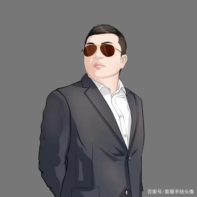 适合成熟男士的漫画微信头像，看起来就舒服