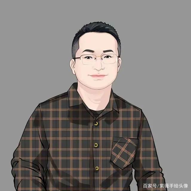 你的微信头像该换一换了，男士真人手绘漫画头像，你会喜欢的