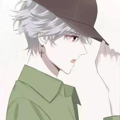 动漫男生头像：现在很想你，等会可能会更想