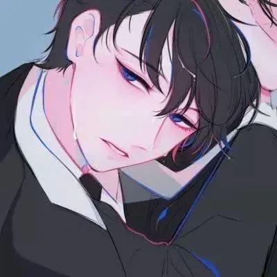 动漫男生头像：现在很想你，等会可能会更想