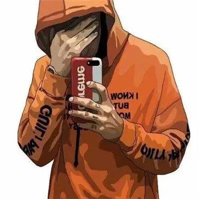 男生动漫头像冷酷帅气戴帽子,2018不露脸的男生头像动漫图片