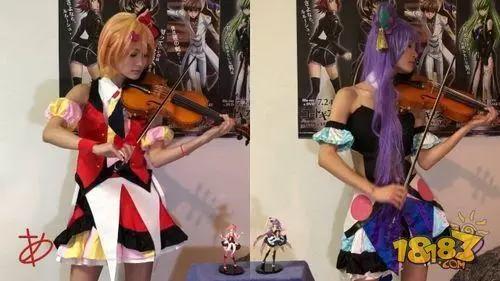 二次元美女小提琴家Ayasacosplay玩转次元之音