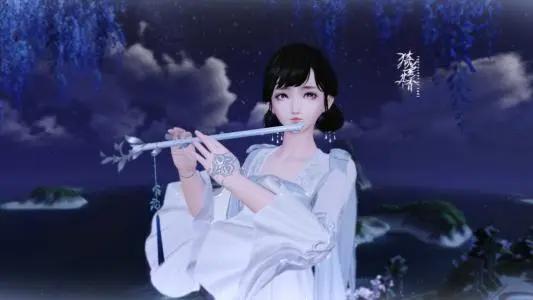 初中小姐姐COS移花宫少女，腿太真实，这是二次元走出来了？