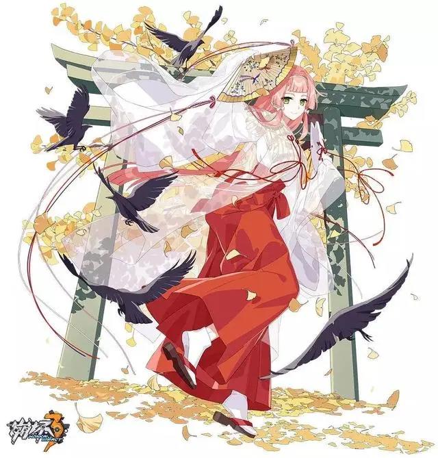 英姿飒爽女武神，崩坏三插画分享，喜欢就收藏吧