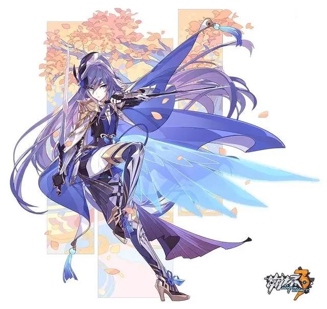 英姿飒爽女武神，崩坏三插画分享，喜欢就收藏吧