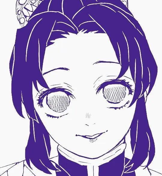 「第102期」动漫女头：鬼灭之刃虫柱蝴蝶忍无水印女生头像
