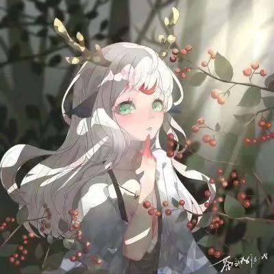 动漫二次元：百合闺蜜女生头像