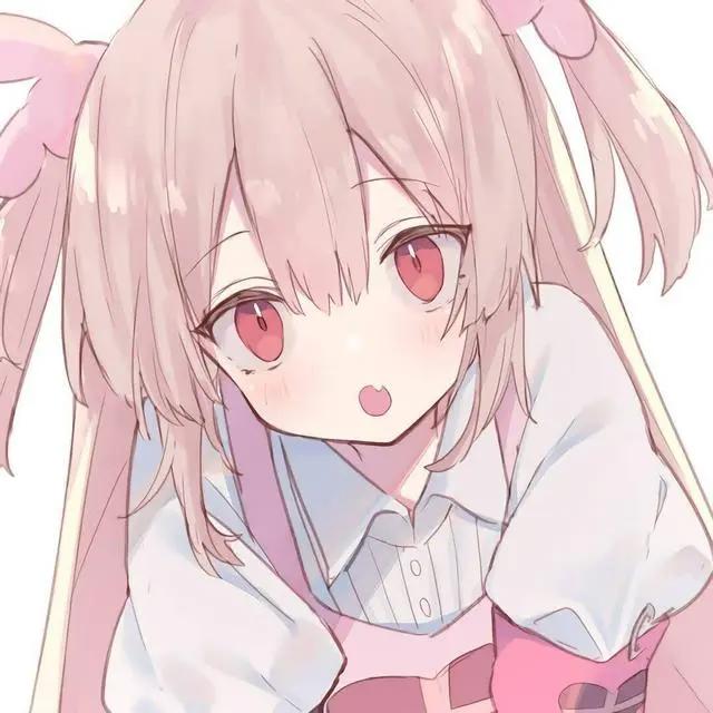 粉色系动漫女头