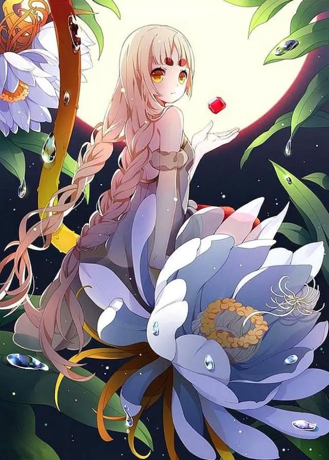 人物头像彩绘，二次元动漫女头插画图集，很甜美的画风