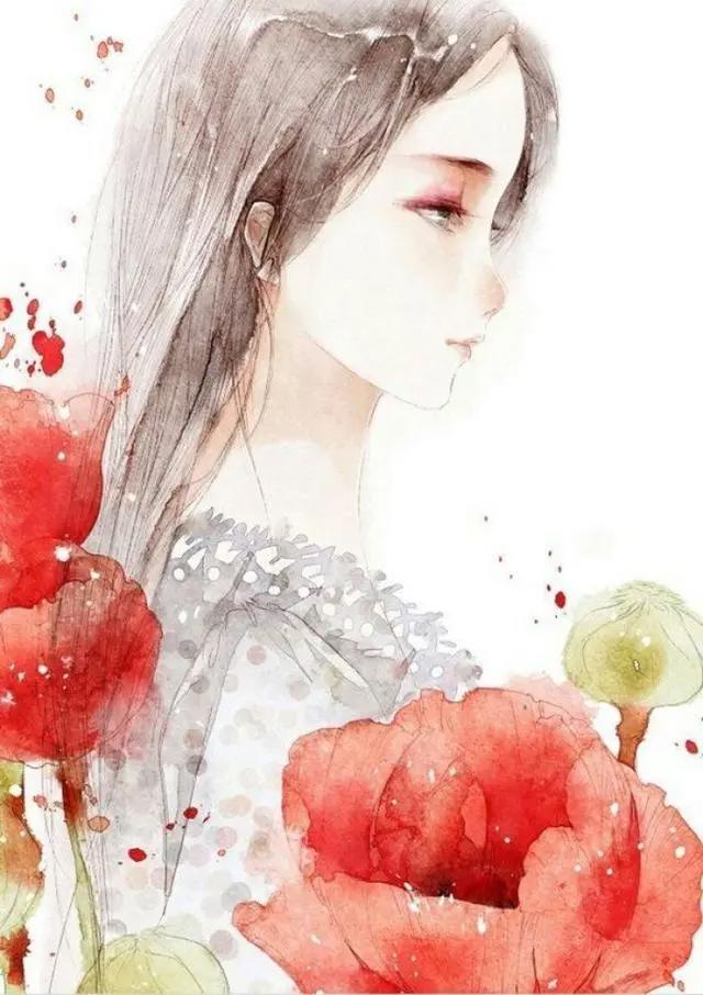 动漫女头：我躲在你看不见的地方，假装是你错过了我
