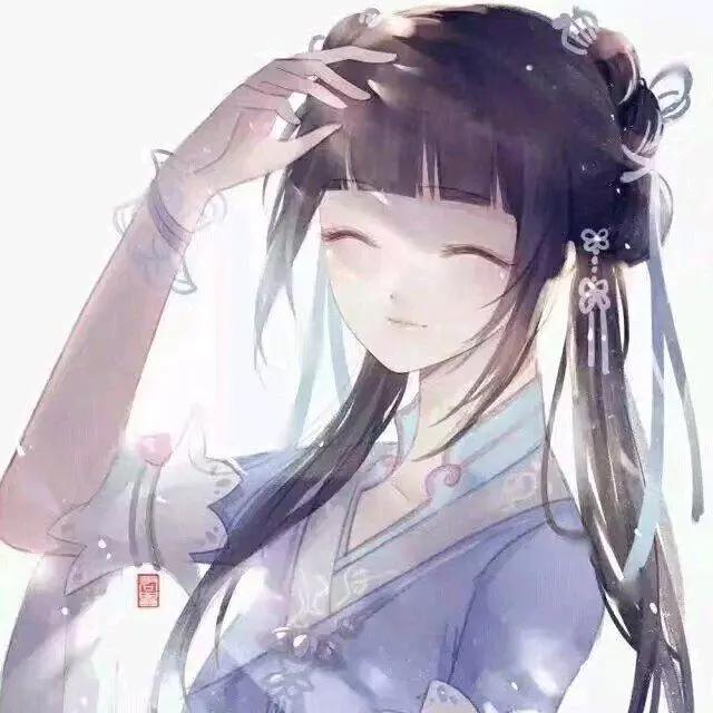 动漫女头：怨花无情随风尽，似痴似幻似无眠！
