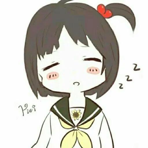 动漫女头：总有那么一瞬间，半夜醒来，想起你，然后摇头苦笑
