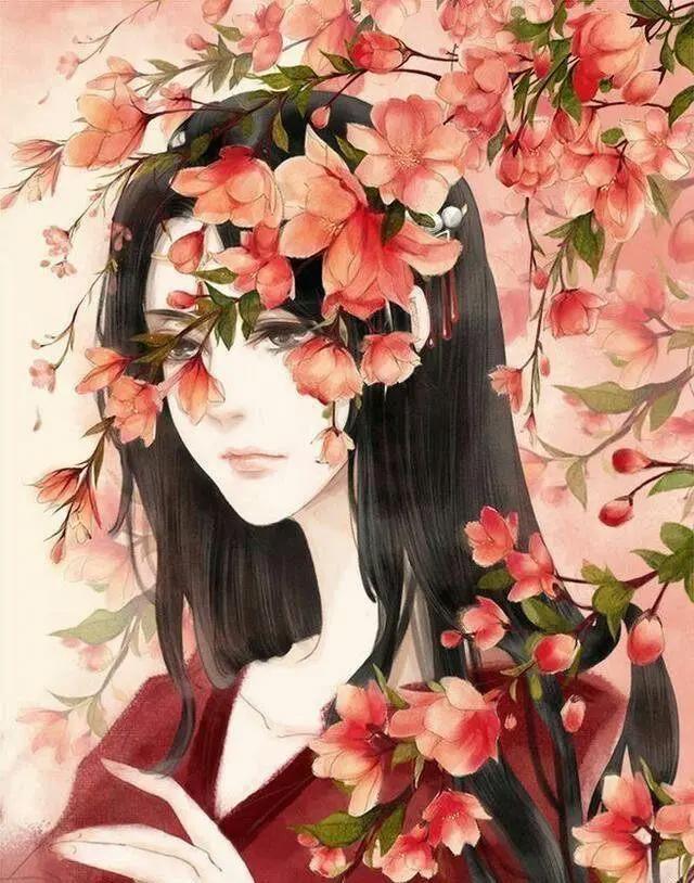 动漫古风女头：曾经朝思暮念的少年，如今错落成了谁的姻缘