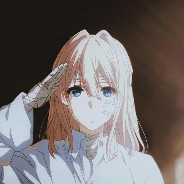 「第95期」动漫女头：紫罗兰永恒花园无水印女生头像