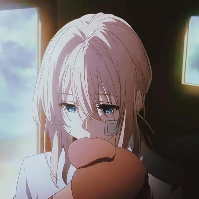 「第95期」动漫女头：紫罗兰永恒花园无水印女生头像