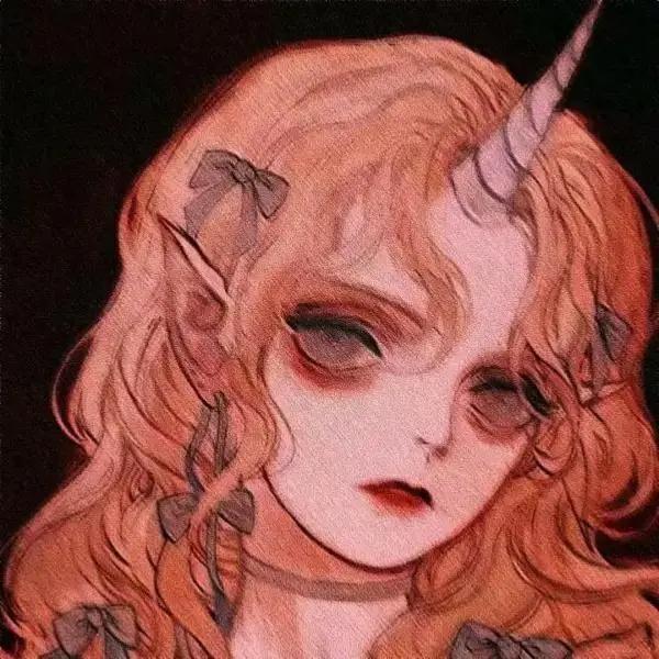 动漫丧系女头，让我偷偷丧会儿